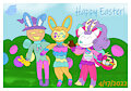 Happy Easter 2022! by EmeraldiatheKitty