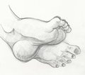 Feet Study  by Inangus