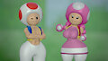 New Design of KM's Toad and Toadette