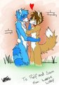Hugs by wolfiepaws