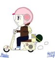 Serena Scooter Chibi