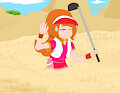Mona's Golfing at Balmy Dunes by Luckykid7