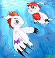 Gomamon and Gomamon X