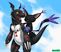 Black Guilmon and Black Tailmon