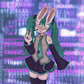 Miku Bunny by teefefe