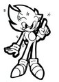 Classic Super Sonic by Riku by RikuDoodle