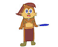 Sally In Slave Leia's Outfit