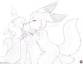 Latte kiss~ [Art gift]