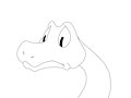 Kaa Lineart (Free to Use) by TC81691