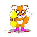 Fox Squeezing Balloon
