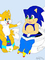 sonic and tails brotherly bathroom break
