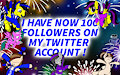 100 followers on my Twitter account