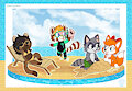 [COMM] Animal Crossing style for Remy Raccoon Beach