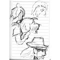 Some sketches at the train station by Oxodraw