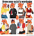 Drawing Flare with different wardrobe by WeissOberhand