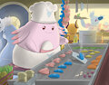 Chansey Short Order Breakfast Cook by Mewscaper