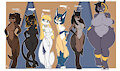 *ADOPTABLES*_Egyptian females by Fuf