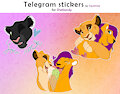 Telegram stickers for Shetlandy