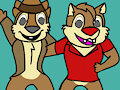 chip & dale by leewolf