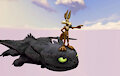 Wile E. Coyote & Toothless by AlexReindeer