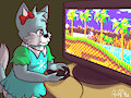 Glacia Plays Sonic -By AshleyFoxKit-
