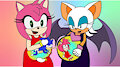 Amy is pregnant with Sonic and Rogue is pregnant with Amy.