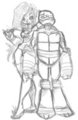 First attempt and TMNT  by AbominationQu33n