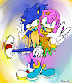 sonic x amy x pacifiers by Ricka