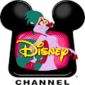 Disney Channel logo 1997 (Armie looks up uneasily)