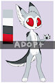 Tiny Hellhound adopt -CLOSED-