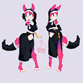 +FUTA version+ ADOPT The pink dragon is a nun. by DenFeltPen