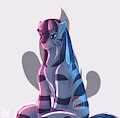 Sitting Zebra by GyroTech