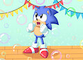 classic sonic happy birthday