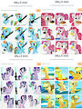 Dall-E Mini: Rainbow Dash, Starlight Glimmer, Pinkie Pie and AppleJack