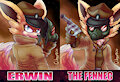 Erwin The Fennec Fox (With mask-on and gun in hand) by ErwinTheFennecFox