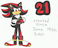 21 years of Shadow the Hedgehog