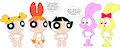 Riya, Vanilla and the Powerpuff Girls in their whities by pingguolover