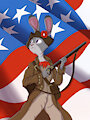 Judy Hopps, Patriot! Happy Fourth of July, 2022! by lordofnothing1