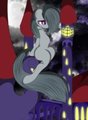 Inky Pie high above Canterlot