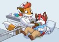 Wet pants at the hospital by abdl86