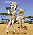 Safari with Shane and Pascalle by Aurawing