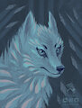 Blue wolf by lOcelotkal