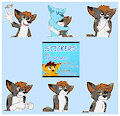 JonathanGoldfur Stickers Pack by ratchetberg