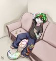 Relaxed Ferret by Zer0