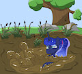 Princess Luna summer mud bath