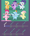 Mane 6 Dragons Quest for the Scale'y Belly - START