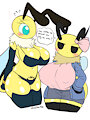 The 2 kinds of bees by Woebeeme