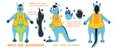 Dyed Blue Groo ref sheet --- by clemaxgra