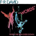 F.R.David - Words (cover)