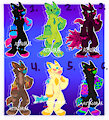 6/6 OPEN ADOPTS !! $14 flat sale ! by astrodrak